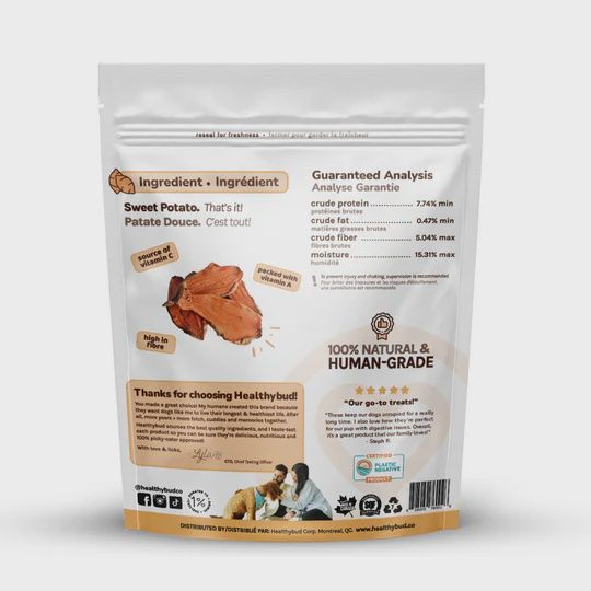 HealthyBud - Sweet Potato Dog Treat 160g