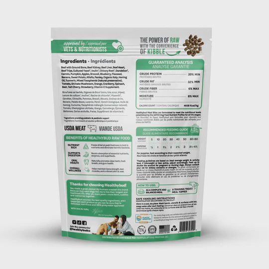 HealthyBud - Rehydratable Dog Meal Bites 397g