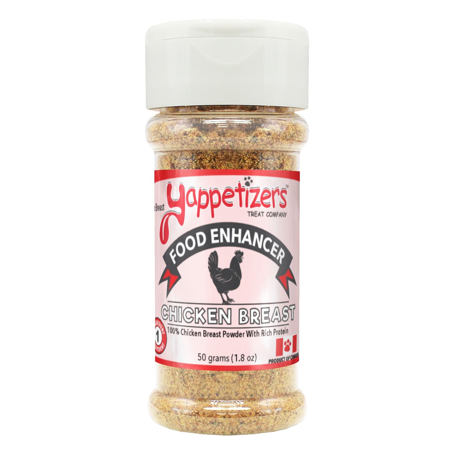 Yappetizers- &#39;&#39;Topper&#39;&#39; poudre rehausseur de goût pour chien 50gr