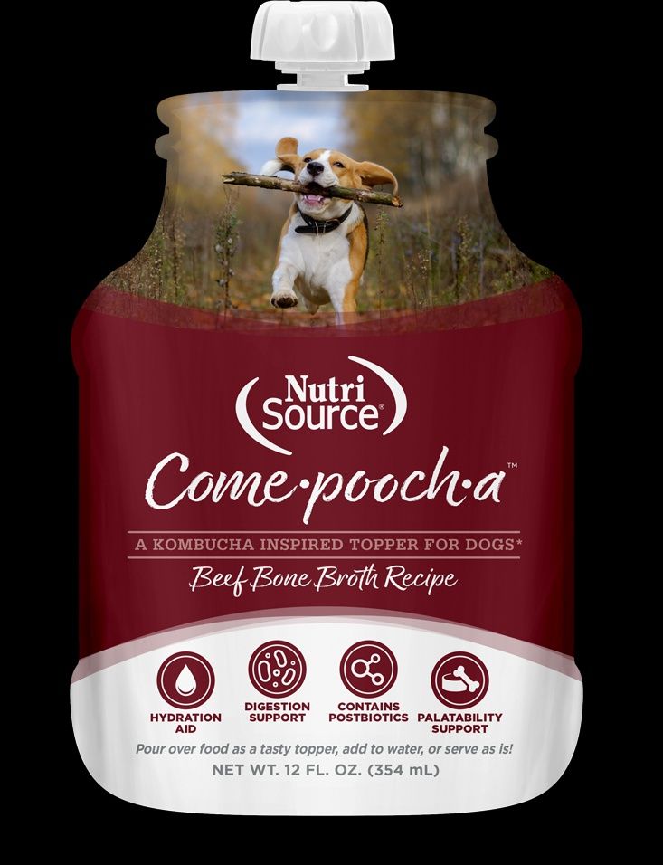 NutriSource - Bouillon d'os ''Come-pooch-a'' 354ml
