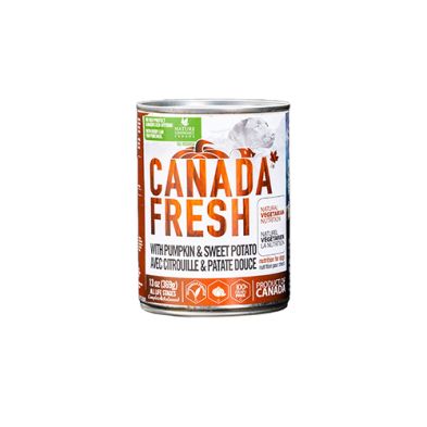 Petkind - Canada Fresh - Conserve, Citrouille et patates douces, 13oz