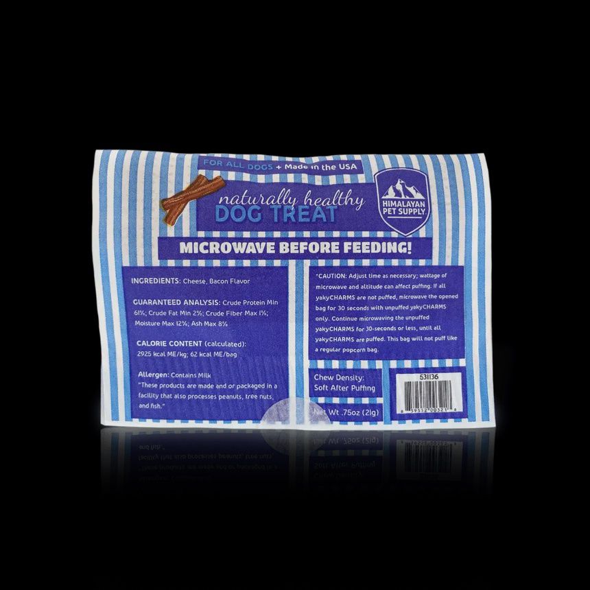 Himalayan Pet Supply - yakyCHARMS &quot;popcorn&quot; treat for dogs unit