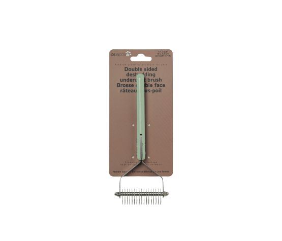 Dexypaws - Double-Sided Metal Brush, Undercoat Rake