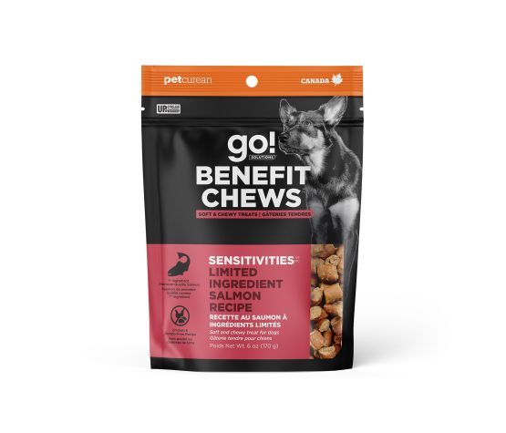 Go! - Soft Treats for Dogs 170g, ingrédients: Saumon