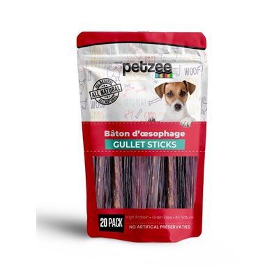 Petzee- Paquet de baton d&#39;oesophage 20 unité 6pouce