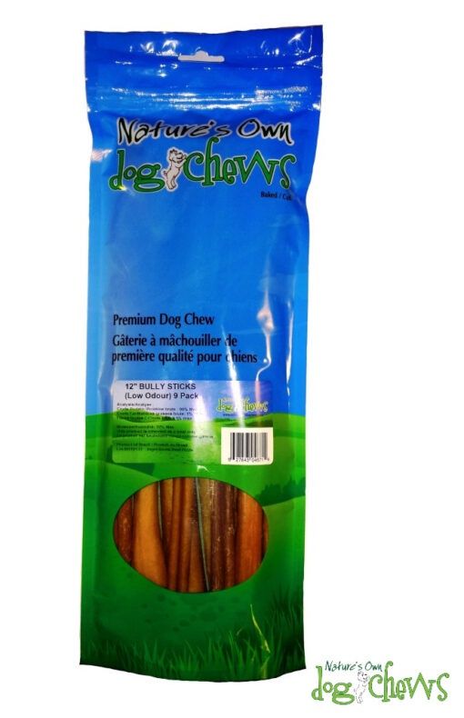 Natures Own- Bully stick 12 pouce paquet valeur 9 unité