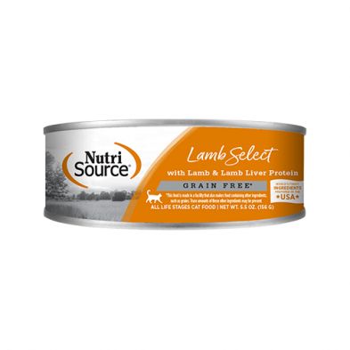 Nutrisource - Conserve, Agneau &amp; Foie d'agneau Select, Sans Grains, 5.5oz