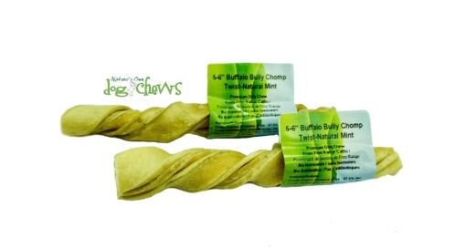 Natures Own- ''Bully chomp'' torsade de buffle d'eau a la menthe unité
