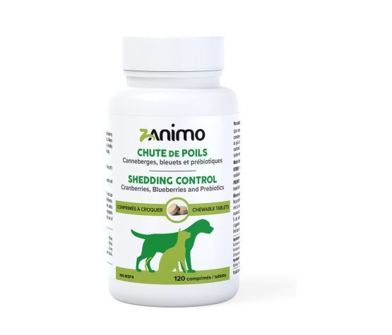 Zanimo Chute De Poils - Multivitamines &amp; Prébiotiques, Pour Chiens Et Chat 120 Comprimés