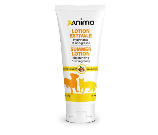 Zanimo Lotion Solaire Estivale, Fps 30, Pour Chien Et Chat 115g