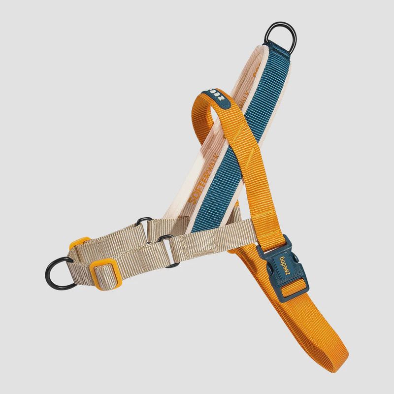 Zee.dog - Harnais pour chien Softer-Walk édition Voyage, ajustable