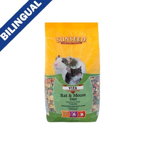 Sunseed Vita Sunscription - Alimentation pour rats et souris 2 lb