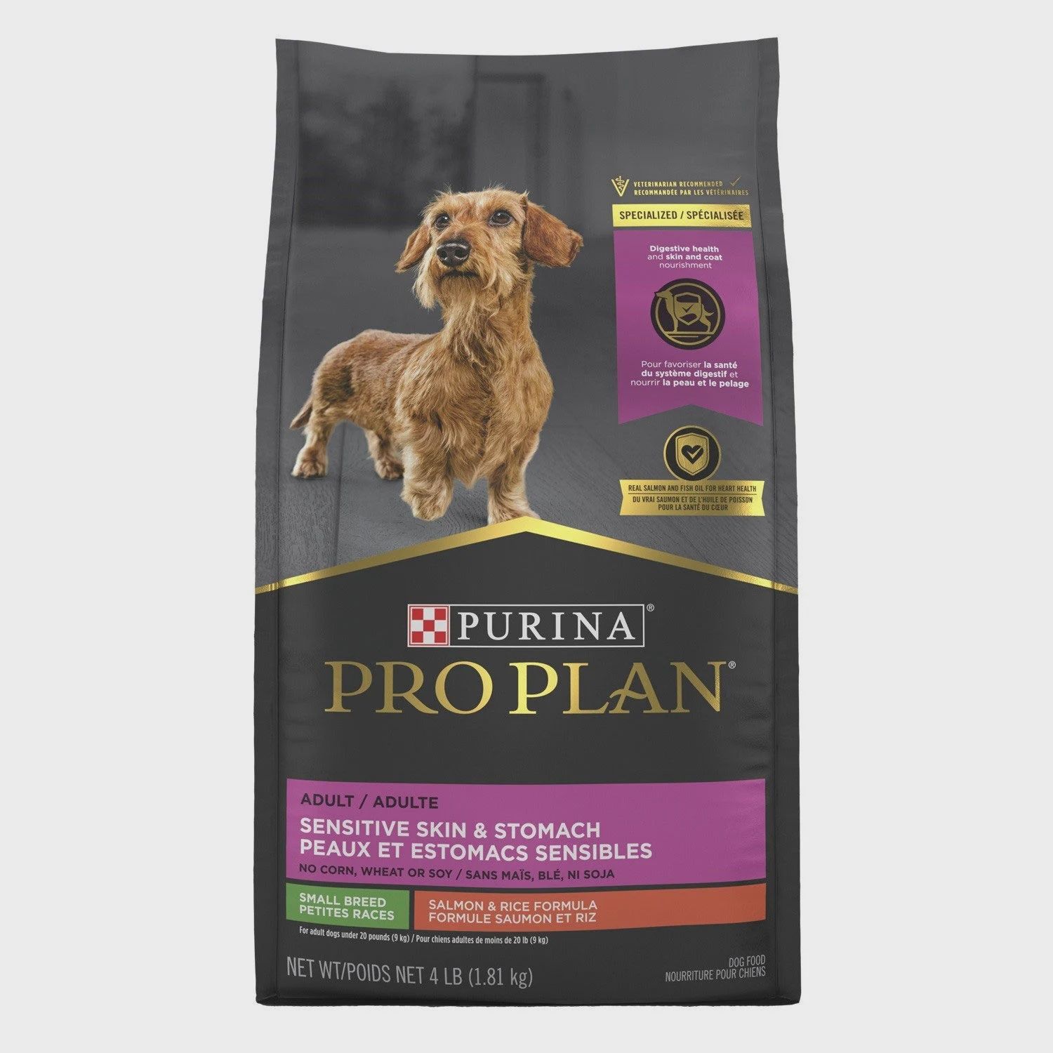 ProPlan - Adulte, Peaux et Estomacs Sensibles, Petites Races, Saumon &amp; Riz