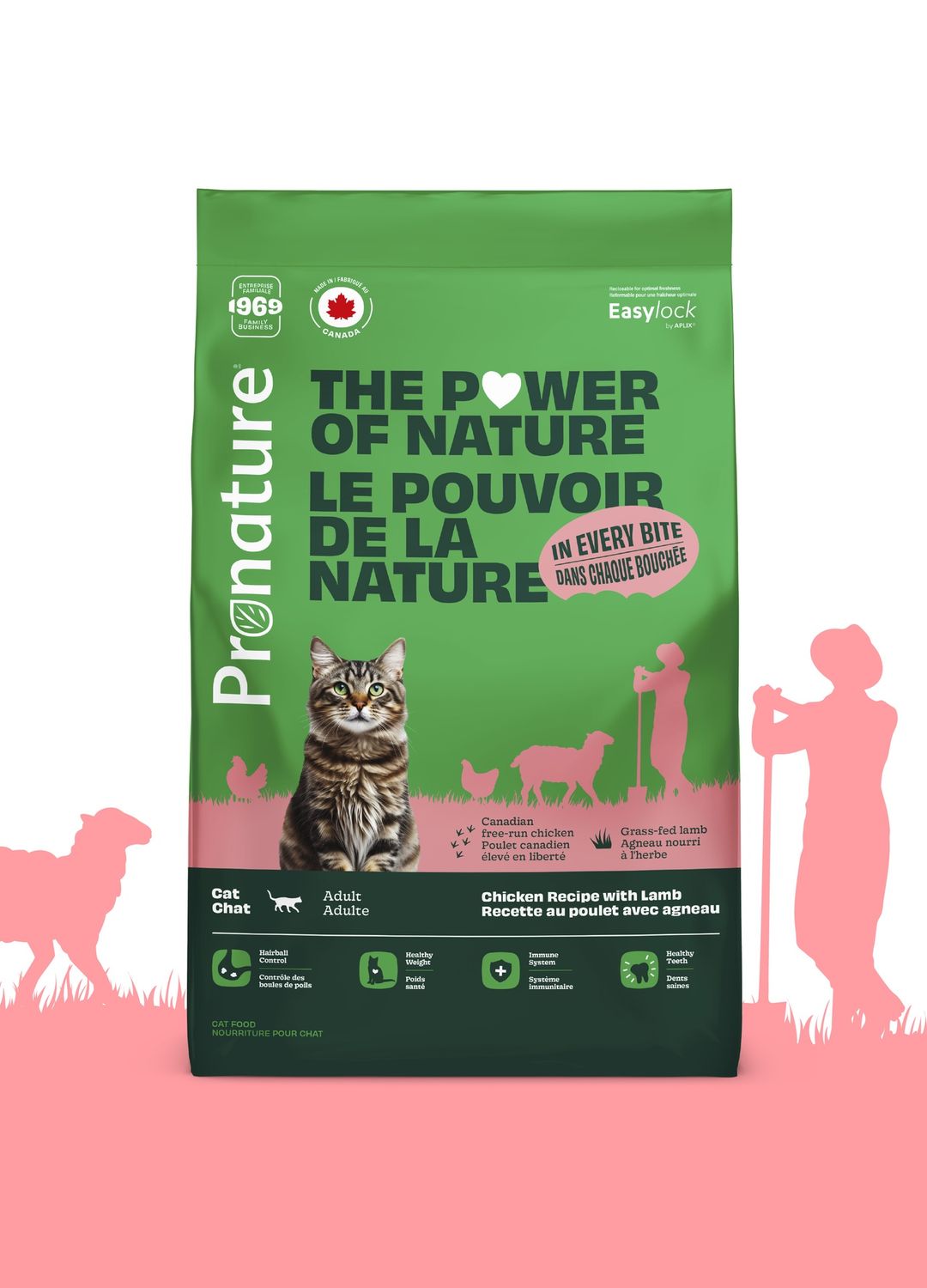Pronature Original- Nourriture Pour Chat - Poulet Avec Agneau, format: 5kg
