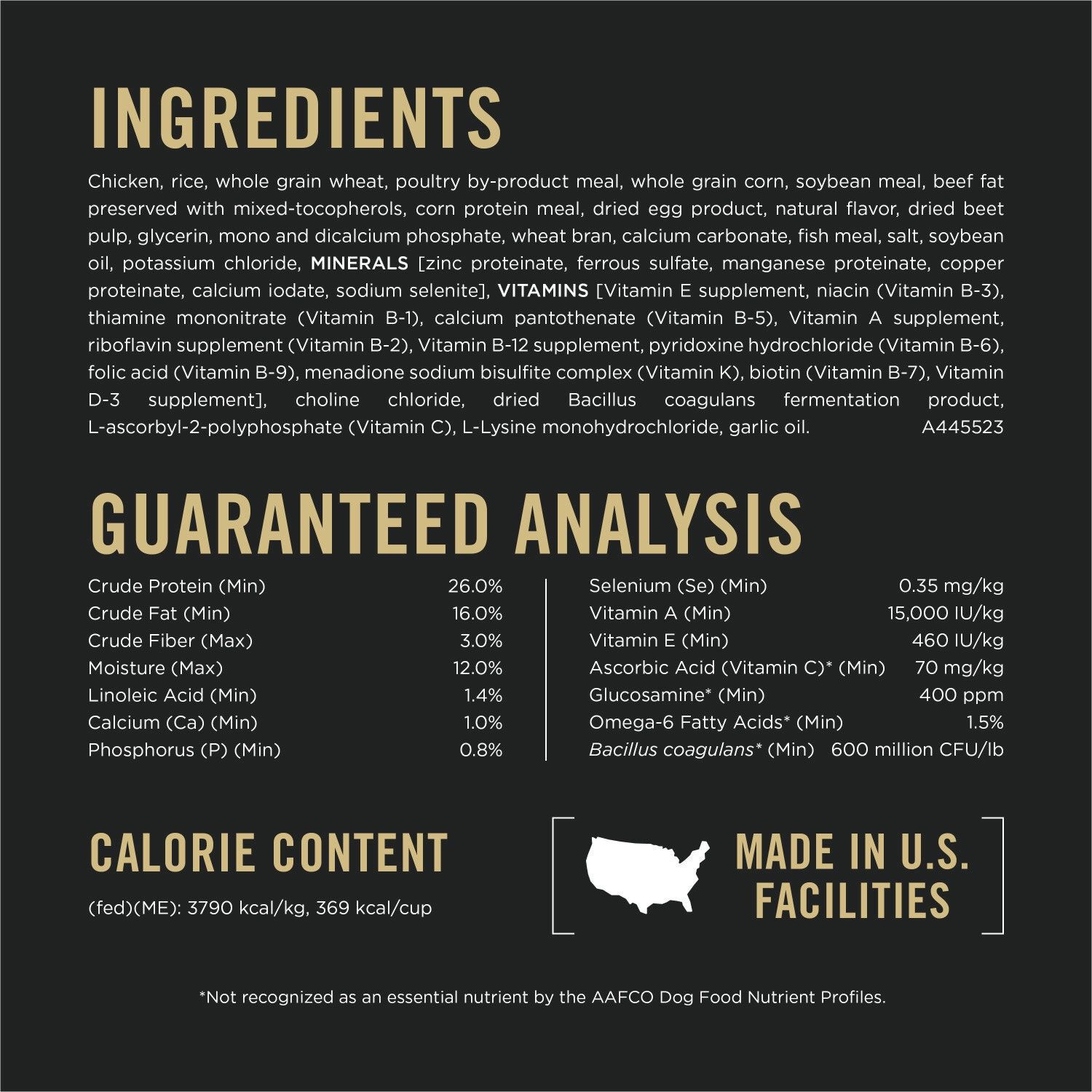 Proplan - Adulte, Complete Essentials, Poulet &amp; Riz, Avec bouchées à la viande