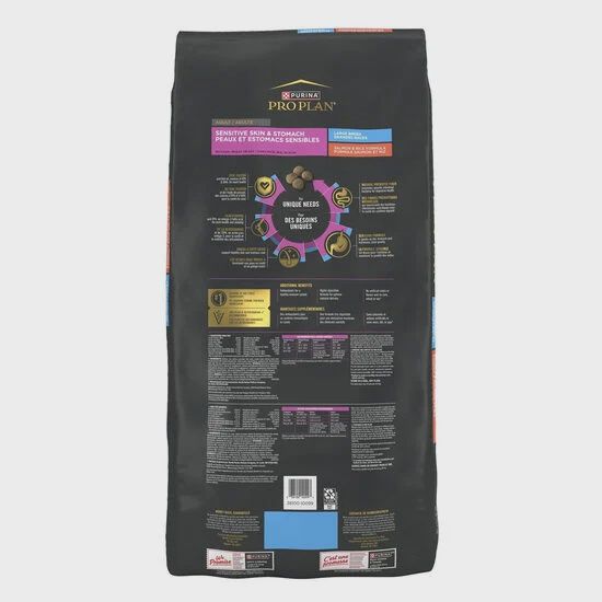 ProPlan - Adulte, Grande Race, Peax &amp; Estomacs sensibles, Saumon &amp; Riz