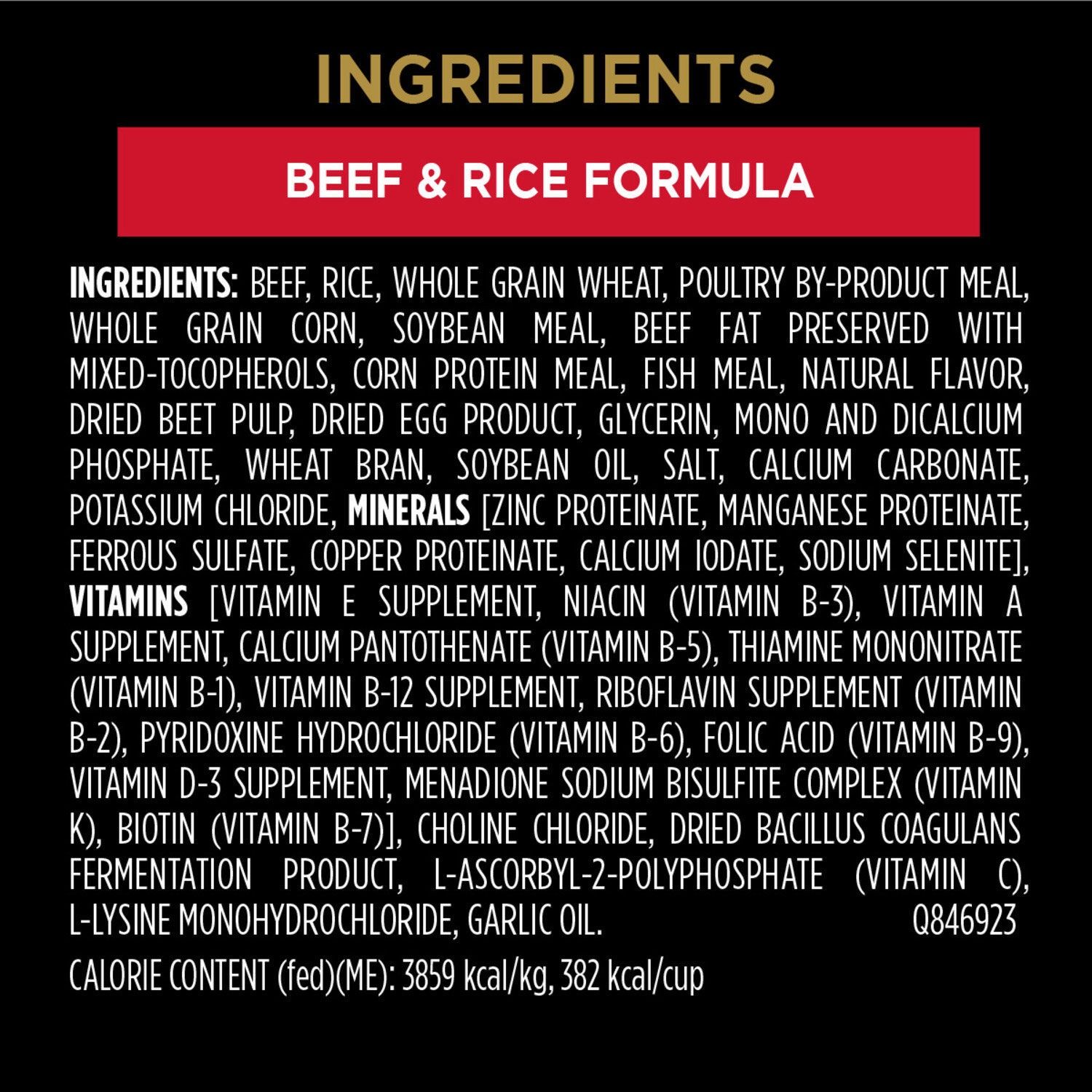 ProPlan - Adulte, Complete Essentials, Boeuf &amp; Riz, Bouchées à la viande