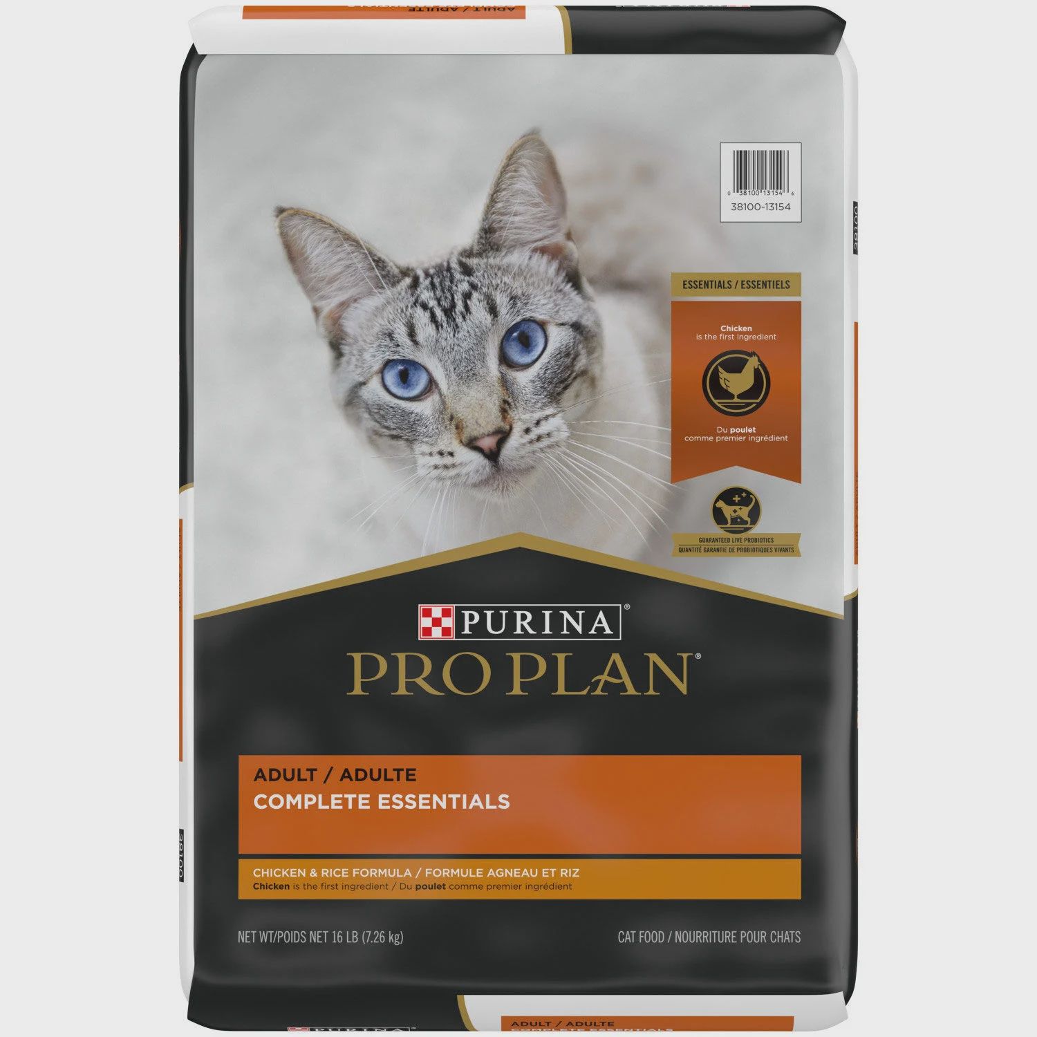 ProPlan - Chat Adulte, Complete Essentials, Poulet &amp; Riz, format: 3.18kg