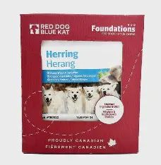 Red Dog Blue Kat - Cru Foundations, Hareng, 4 x 1/4 LB (113g)