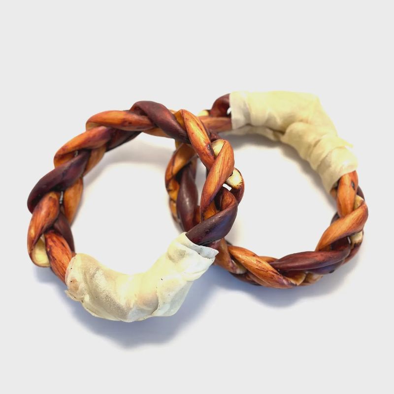 Dibo- Braided Ring of Glazed Beef Cheek Large