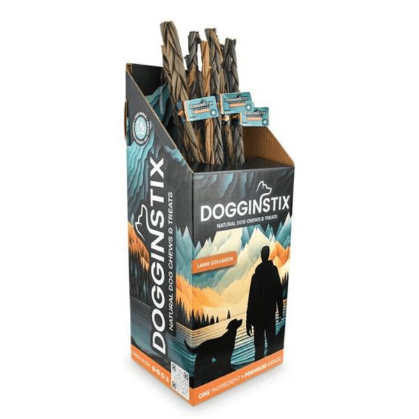 DOGGINSTIX - Braided Lamb Collagen 24 inch