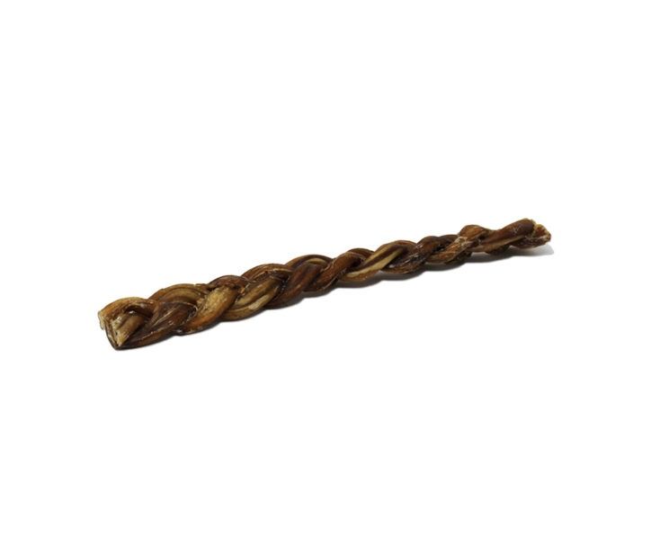 Open Range-Bully stick de buffle d&#39;eau tressé 9-12pouce