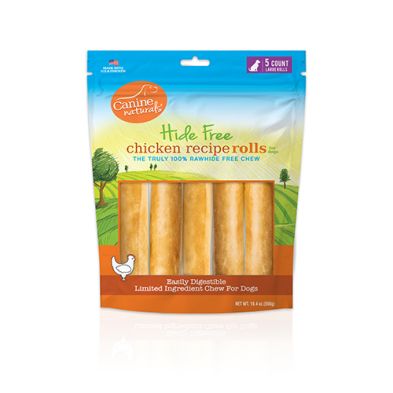 Canine Naturals- Chicken Hide-Free Chew Treat