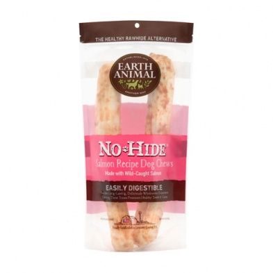 Earth Animals, No Hide - Salmon Chew Pack of 2