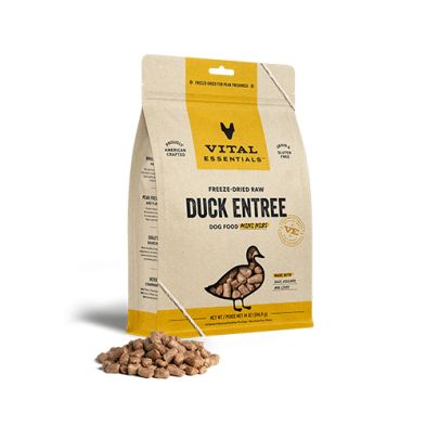 Vital Essentials - Entrée de canard lyophilisé nibz, format: 12oz (chat)