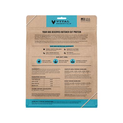 Vital Essentials -Entrée de boeuf lyophilisé pour chien 14onze