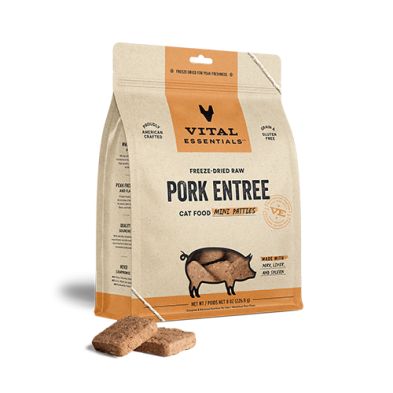 Vital Essentials - lyophilisé pour chat - Raw pork entree 8onze