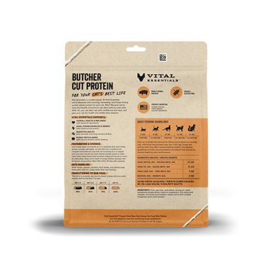 Vital Essentials - lyophilisé pour chat - Raw pork entree 8onze