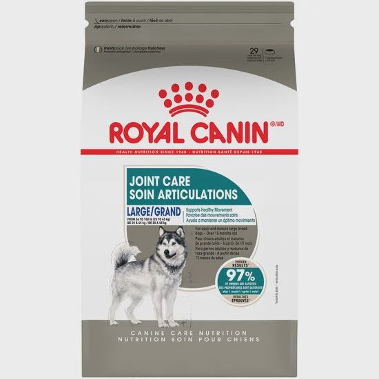 Royal Canin- Adulte de grande race soin articulation 30lbs
