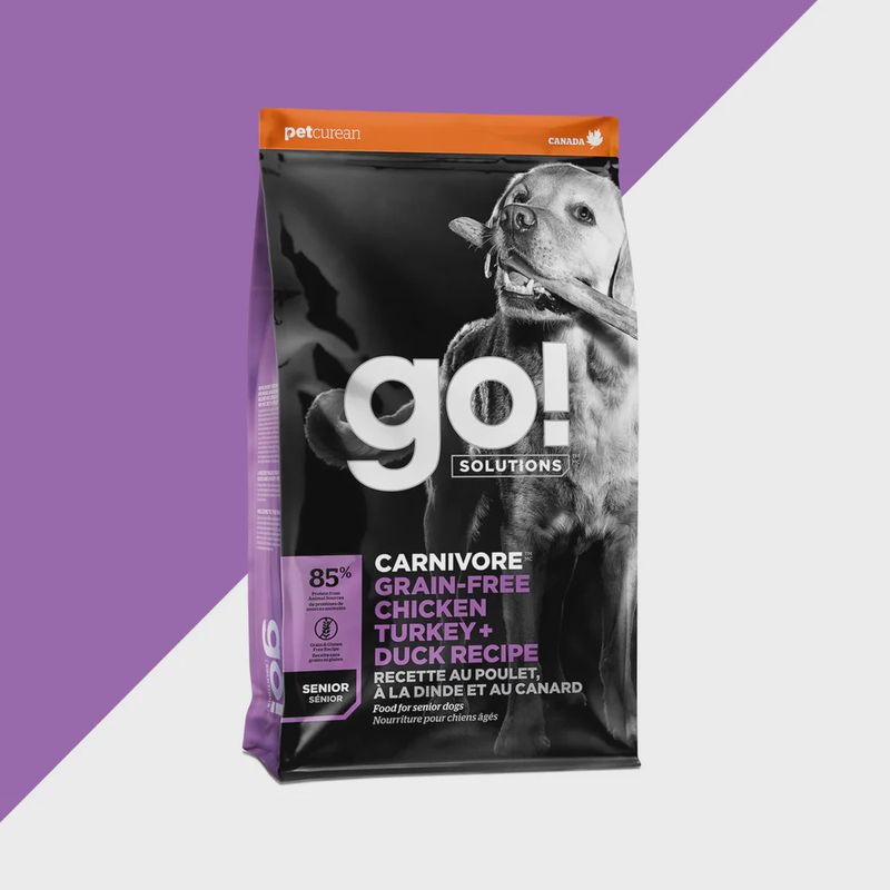 Go! - Grain-Free Carnivore Senior Dog Food Chicken, Turkey + Duck 22 Lbs