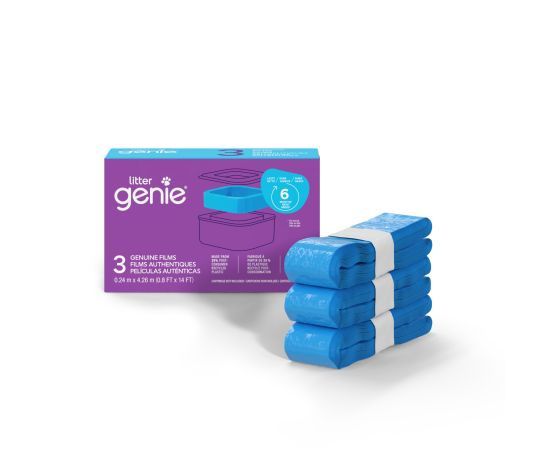 Litter Genie - Films Authentiques, Pqt De 3, Dure Jusqu&#39;à 6 Mois