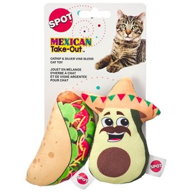 Spot - Avocat et tacos jouet pour chat