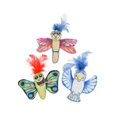 Multipet- &#39;&#39;Catabis&#39;&#39; animals volant pour chat assortie