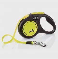 Flexi - Retractable Leash, Ribbon, Classic, Neon
