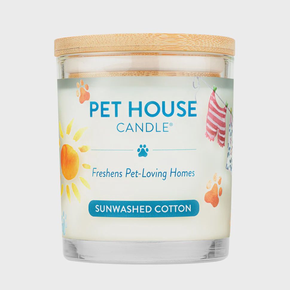 Pet House - Chandelle avec enzyme contre l'odeur, 8.5oz