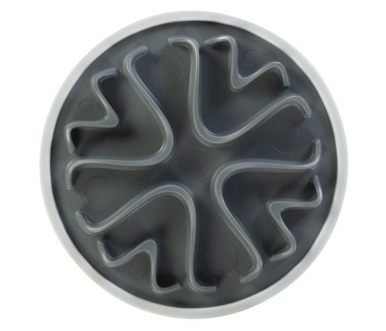 Messy cats- Bols ralentisseur à ventouses pour chat 6&#39;&#39; gris