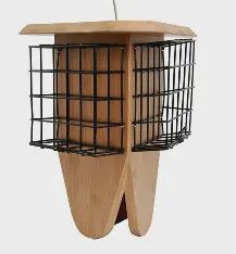 Perky-Pet - Mangeoire pour suif en bambou, Triple délice