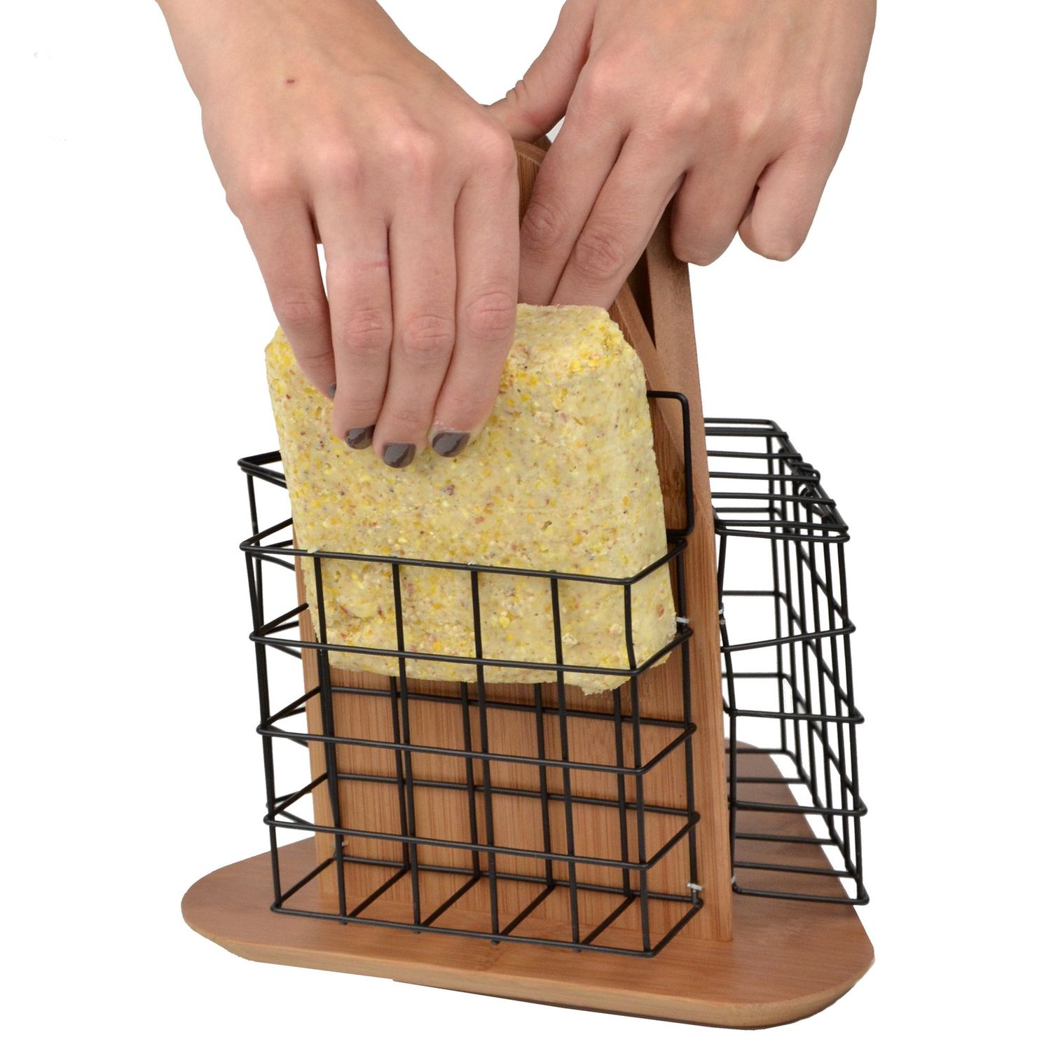 Perky-Pet - Mangeoire pour suif en bambou, Triple délice