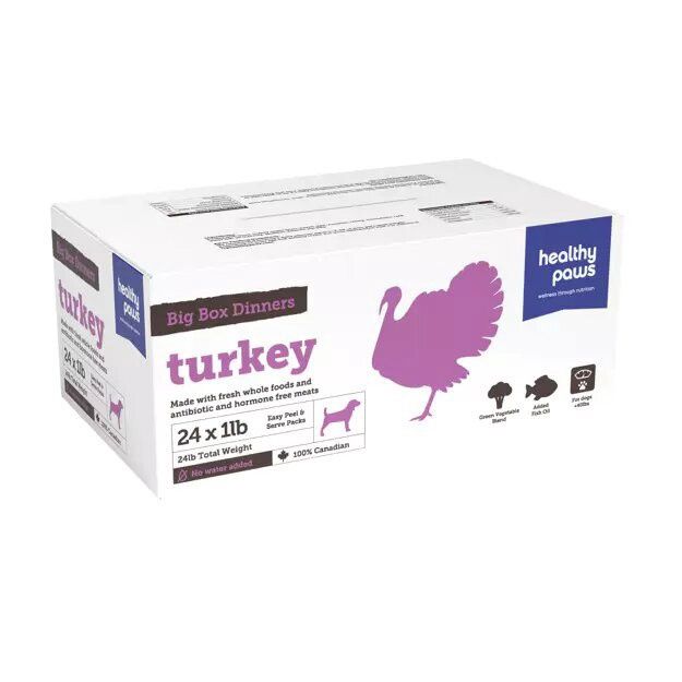Healthy Paws - Turkey Dinner Box