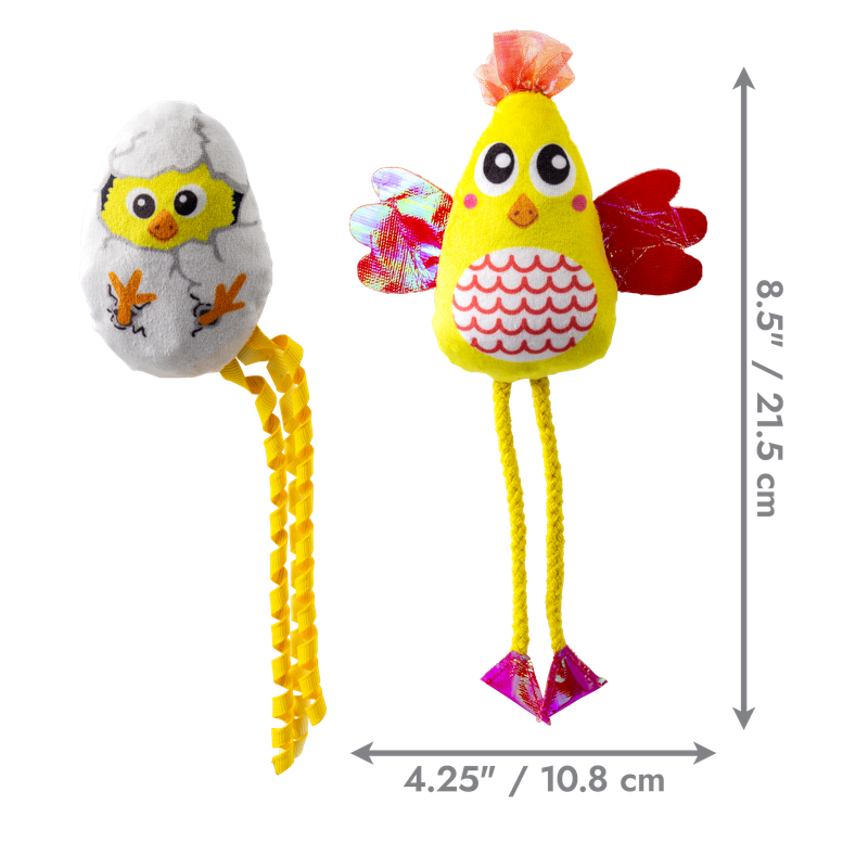 Kong - Scrattles poulet, jouet pour chat
