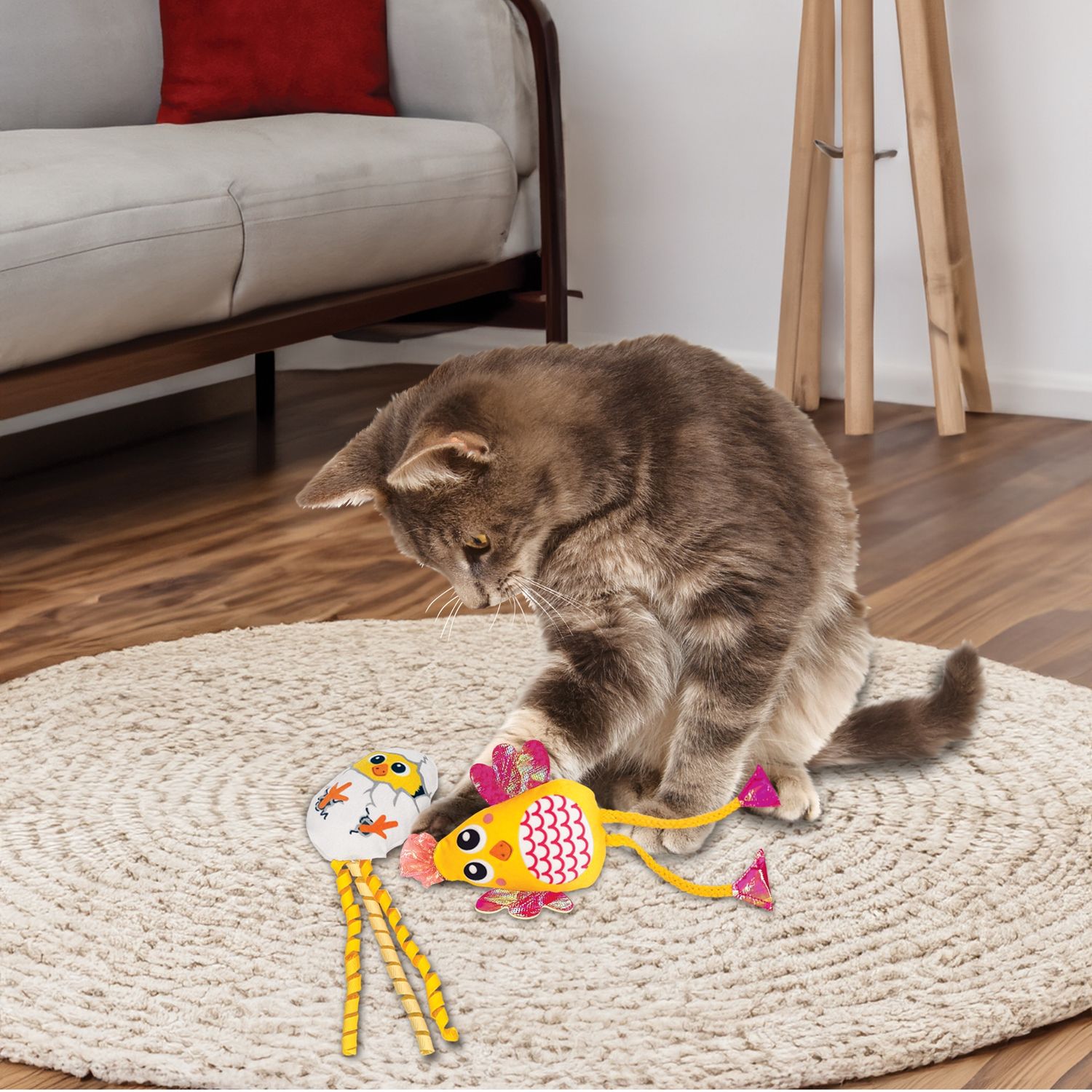 Kong - Scrattles poulet, jouet pour chat