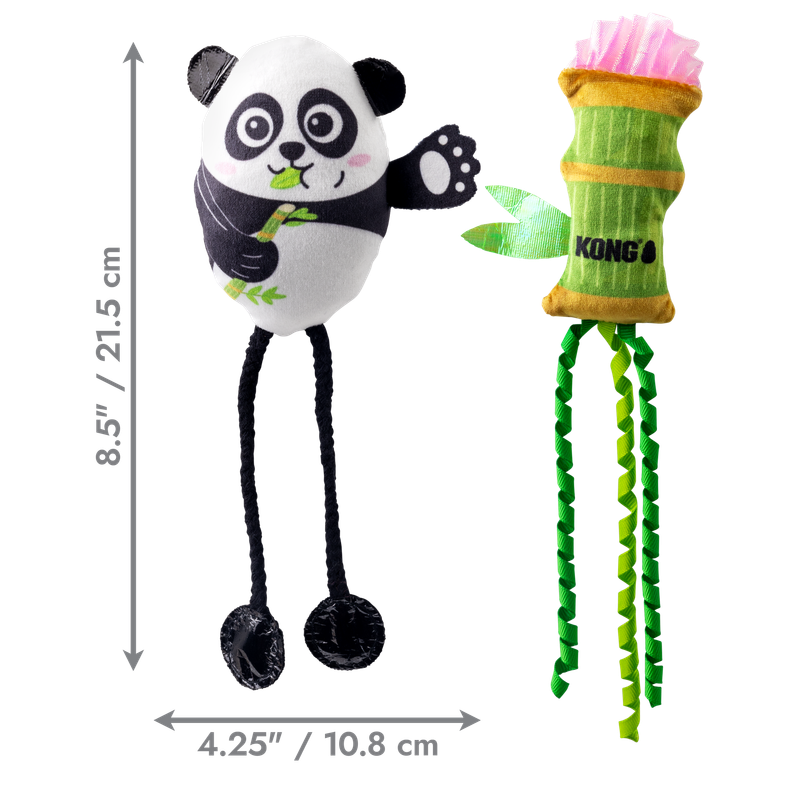 Kong - Scrattles panda, jouet pour chat