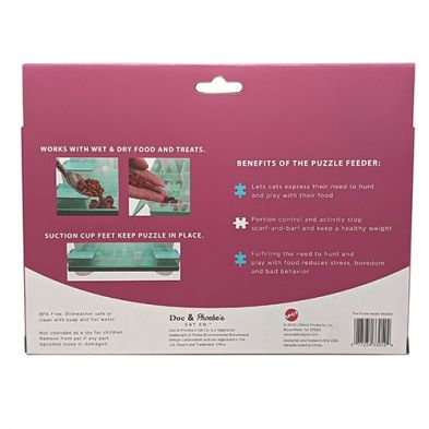 Spot - Doc &amp; Phoebe, Casse-Tête pour chat "The puzzle feeder"