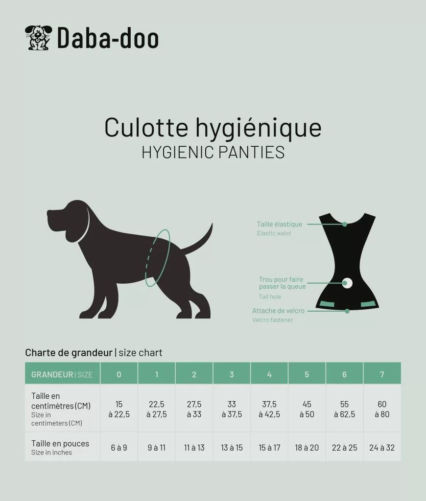 Daba-Doo - Hygienic Panties for Female Dogs