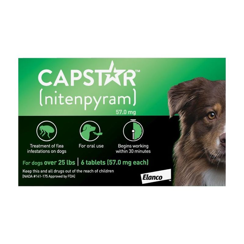 Capstar-Fast Acting Flea Treatment 6 Tablets