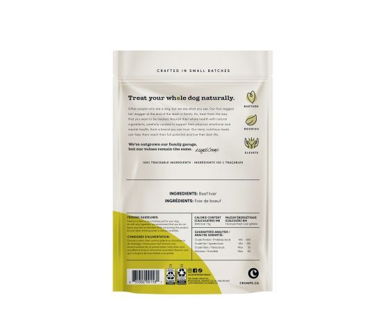 Crumps' - Naturals, Mini Training Bites for Dogs, Beef Liver